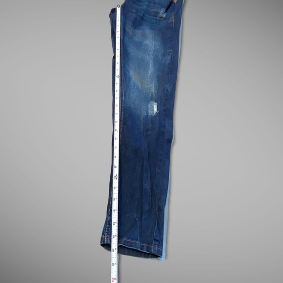 Forever 21 Distressed Low Rise Jeans Sz 30 low rise - Picture 8 of 12